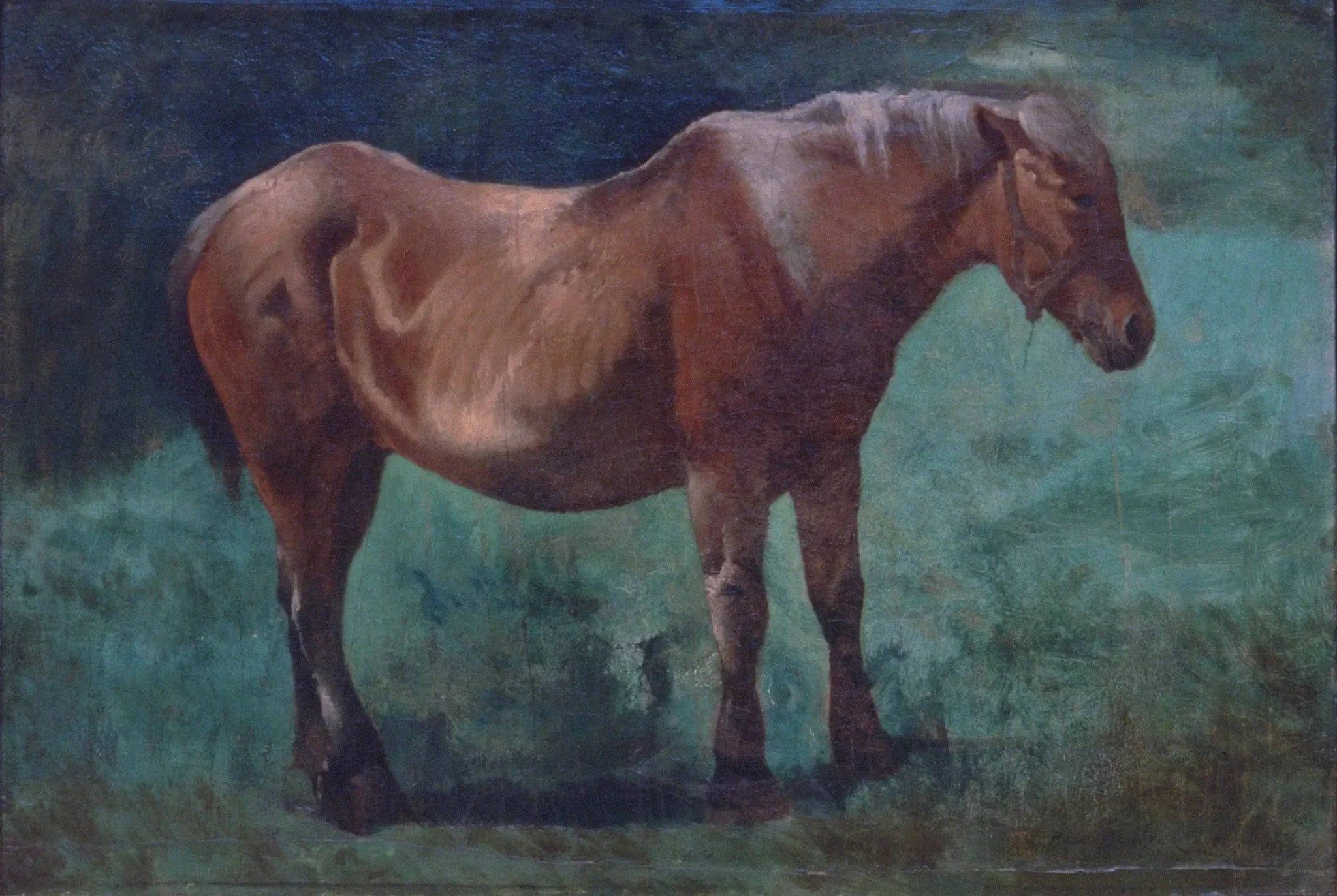 Cheval de laboureur - Rosa Bonheur image 1 tableau peint à l’huile sur toile