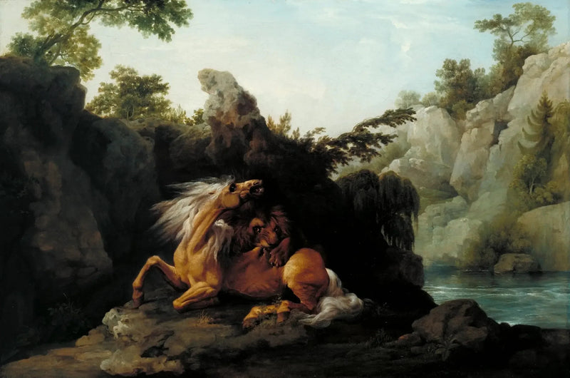 Cavallo divorato da un leone - George Stubbs