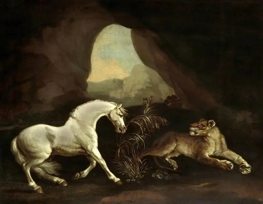 Cavallo e leonessa - George Stubbs