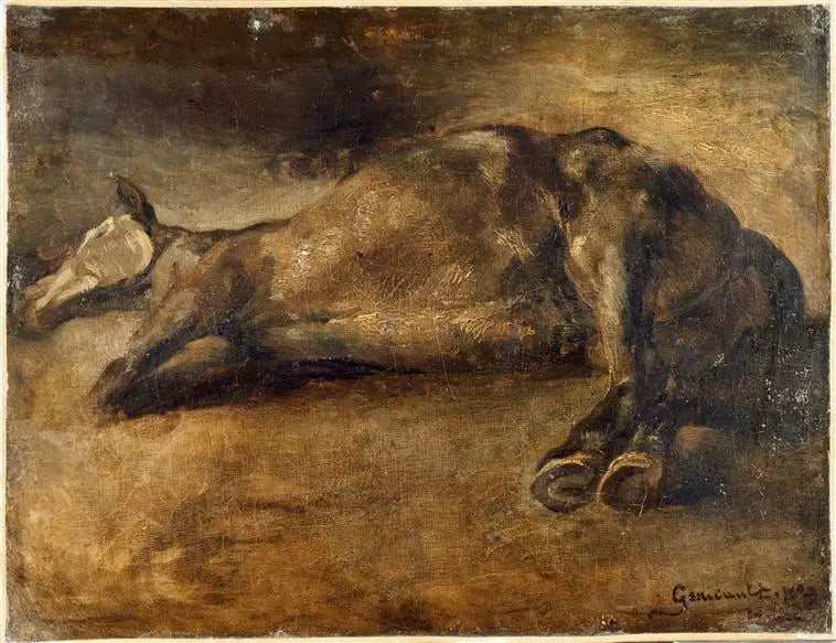 Cavallo morto - Théodore Géricault