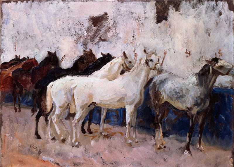 Cavalli a Palma - John Singer Sargent