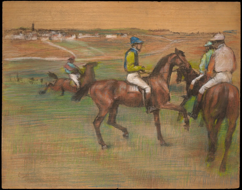 cavalli da corsa - Edgar Degas