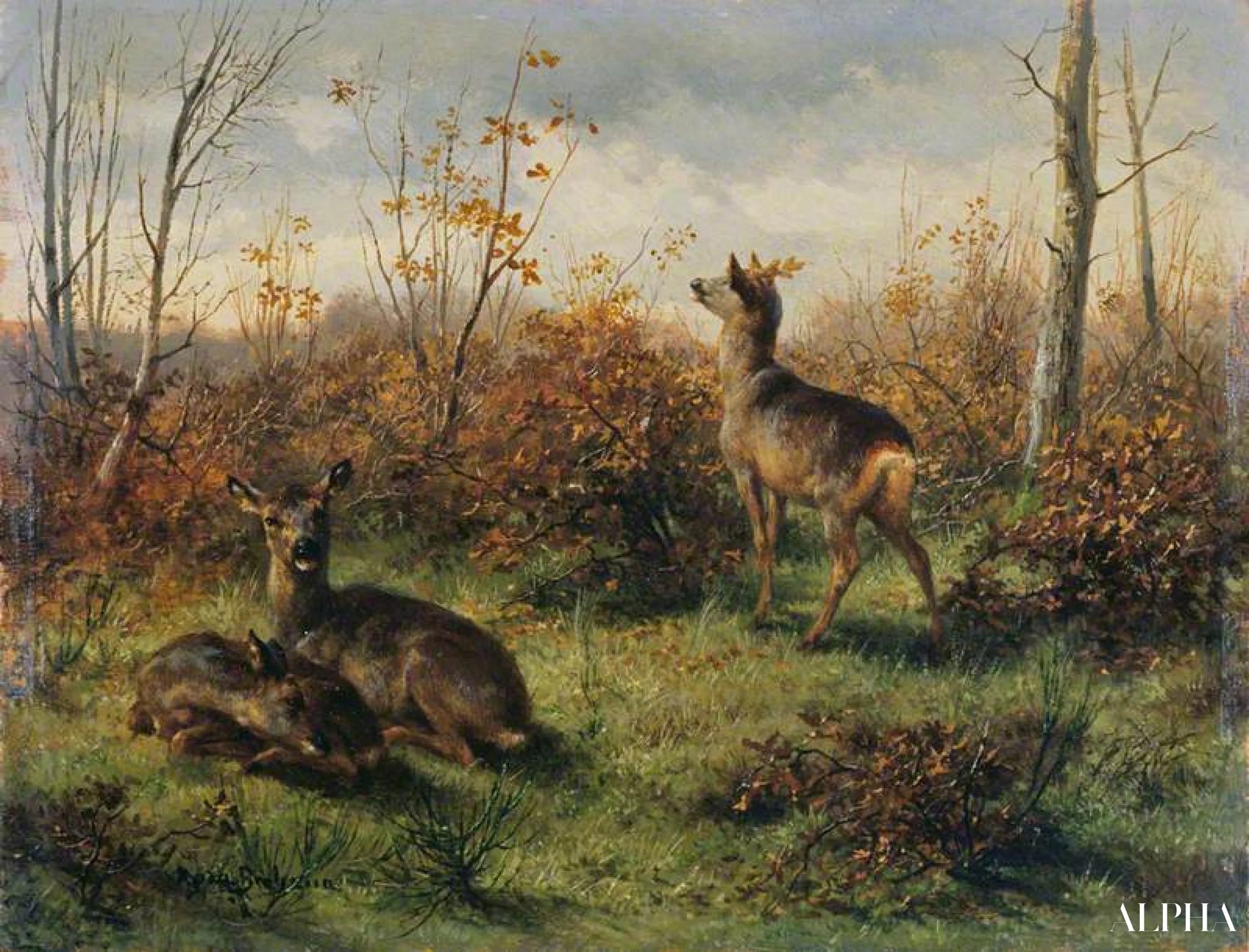 Roe Deer - Rosa Bonheur - Reproductions de tableaux et peintures haut de gamme