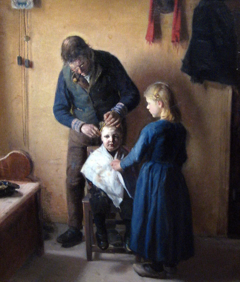 Dal parrucchiere - Anna Ancher