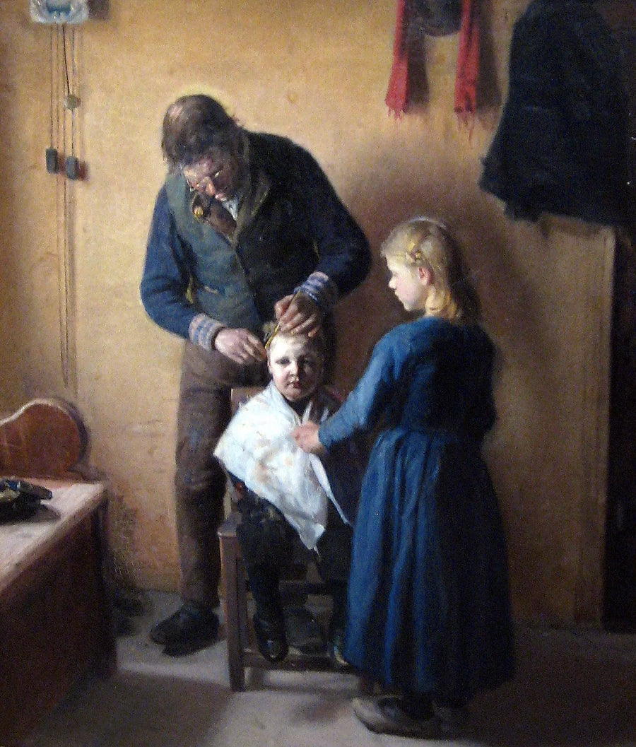 Dal parrucchiere - Anna Ancher