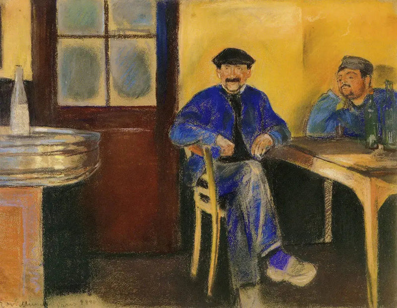 Presso il negozio di vino - Edvard Munch