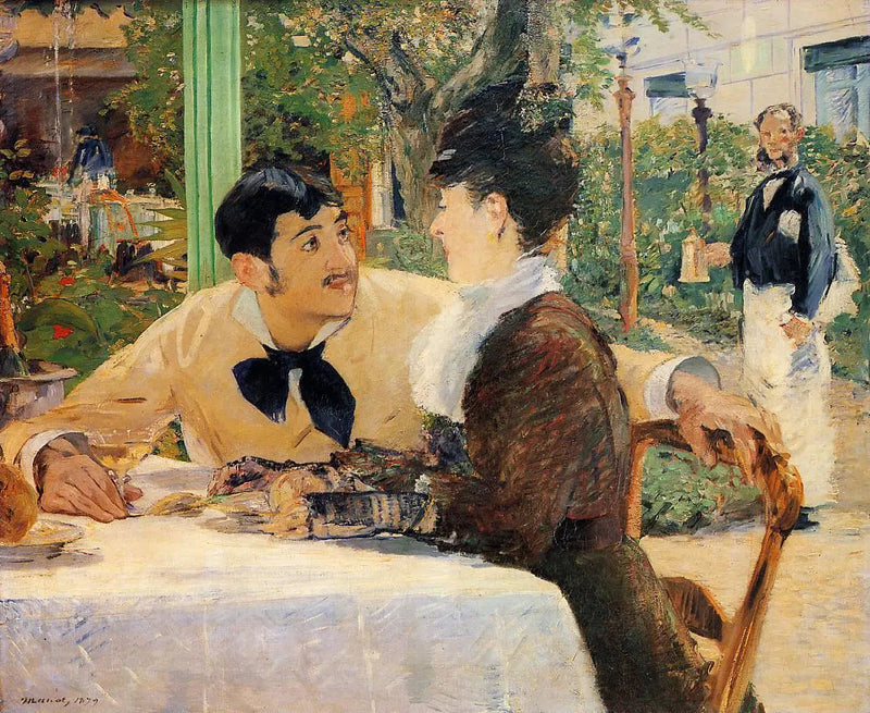 Presso il padre Lathuille, all'aperto - Édouard Manet