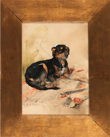 Cane da caccia a riposo - Bruno Liljefors