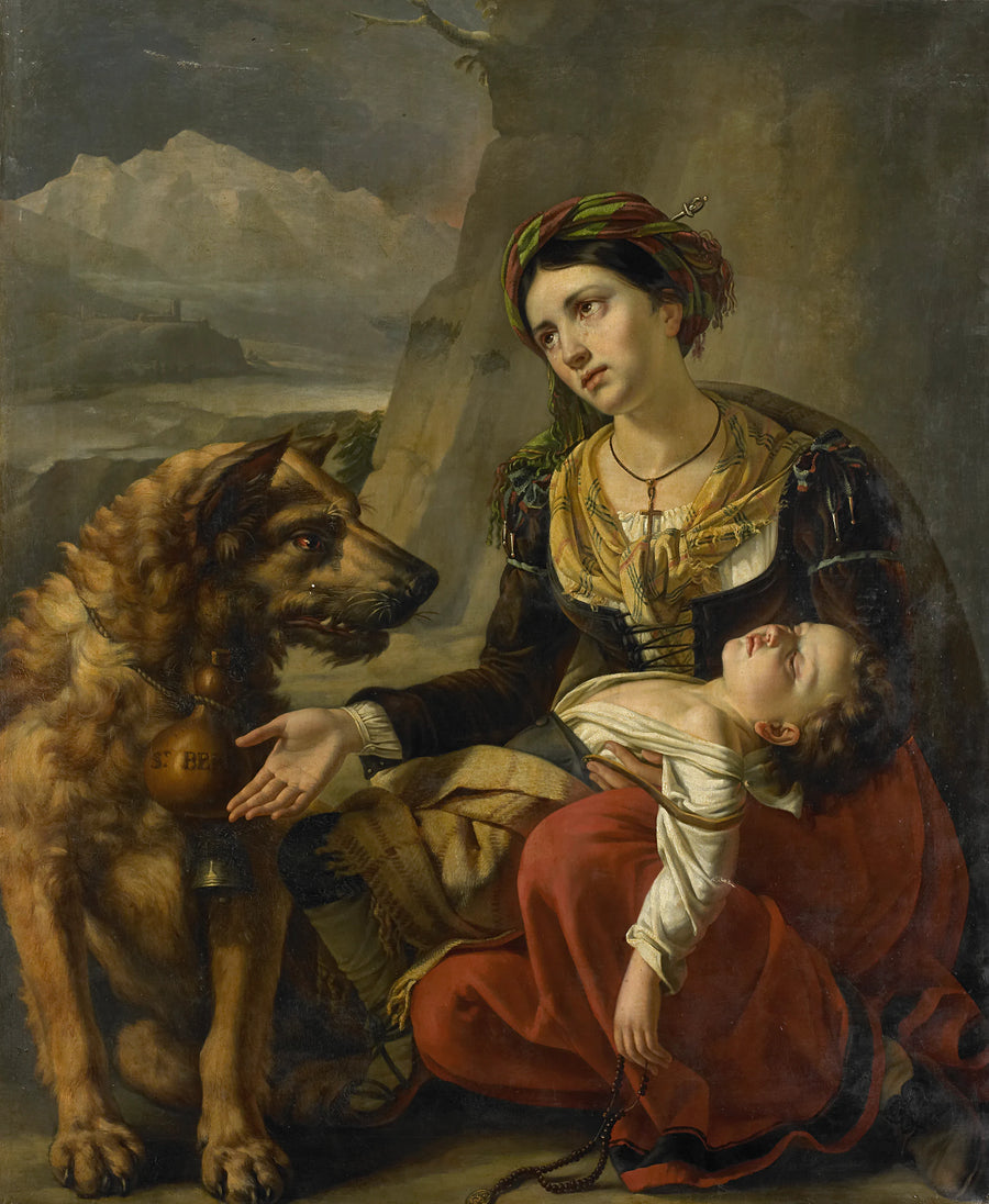 Un chien Saint-Bernard vient en aide à une femme perdue avec un enfant malade - Charles Picqué