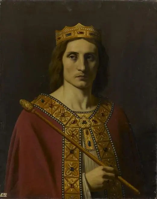 Childéric II (circa 653-675), re d'Austrasia, de Neustrie et de Bourgogne - Émile Signol