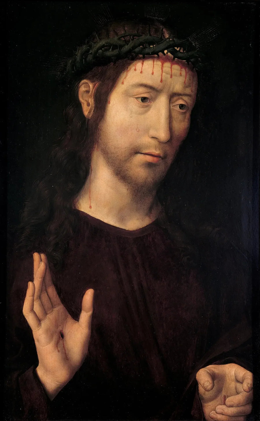Cristo benedicente - Hans Memling