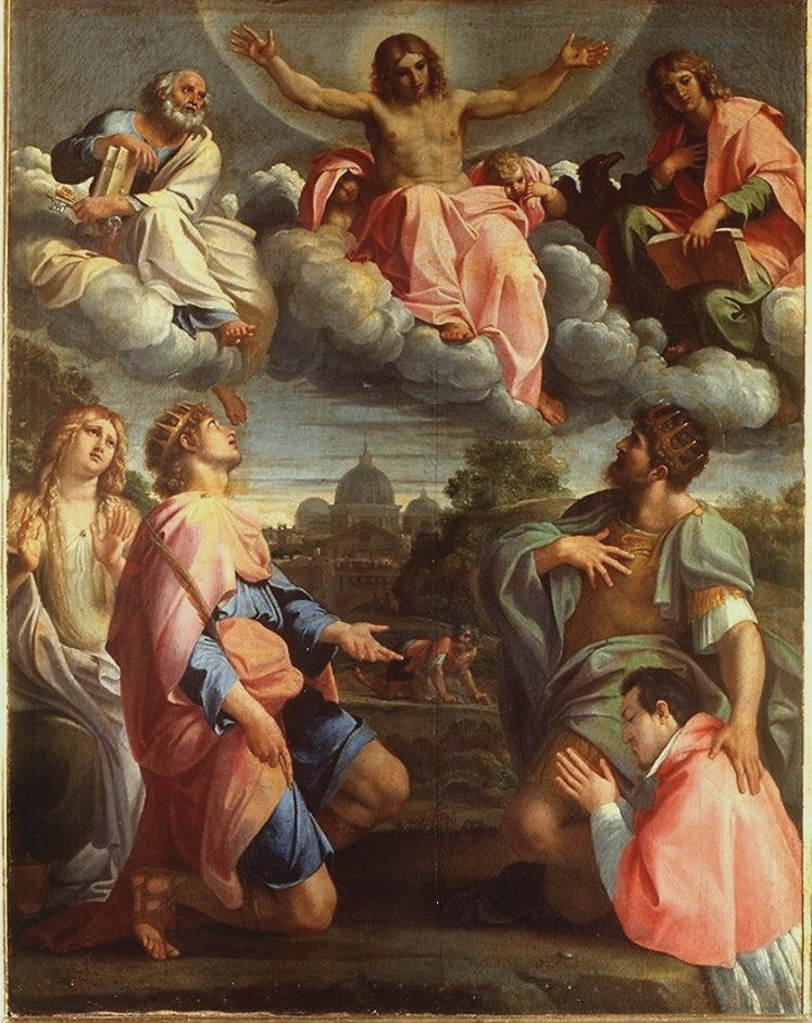 Cristo nella gloria - Annibale Carracci