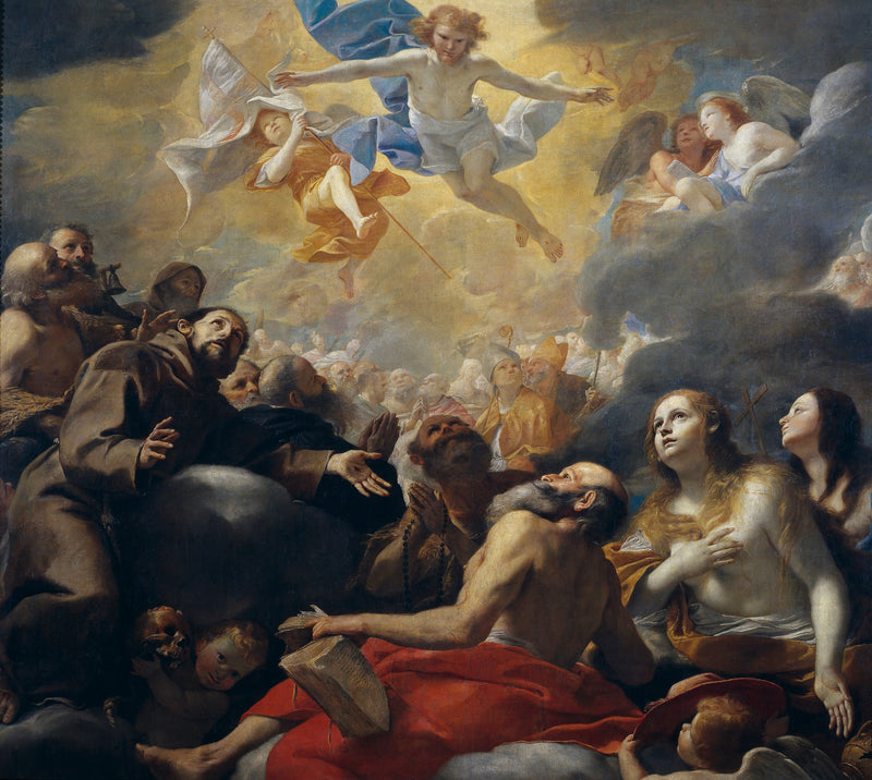 Cristo nella gloria con i santi - Mattia Preti