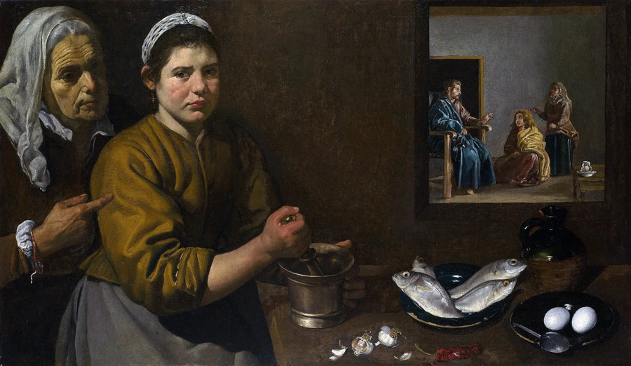 Cristo nella casa di Marta e Maria - Diego Velázquez