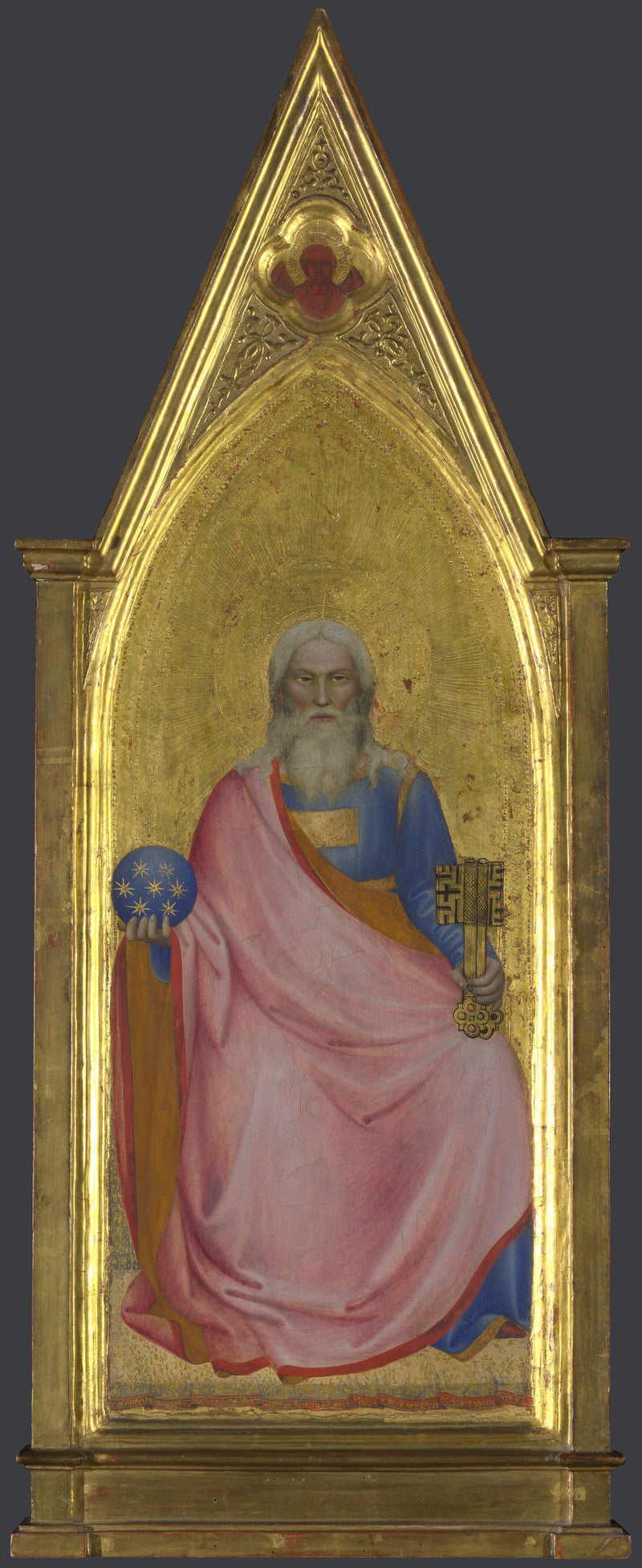 Cristo dell'Apocalisse: Pannello del Pinnacolo Centrale - Giovanni da Milano