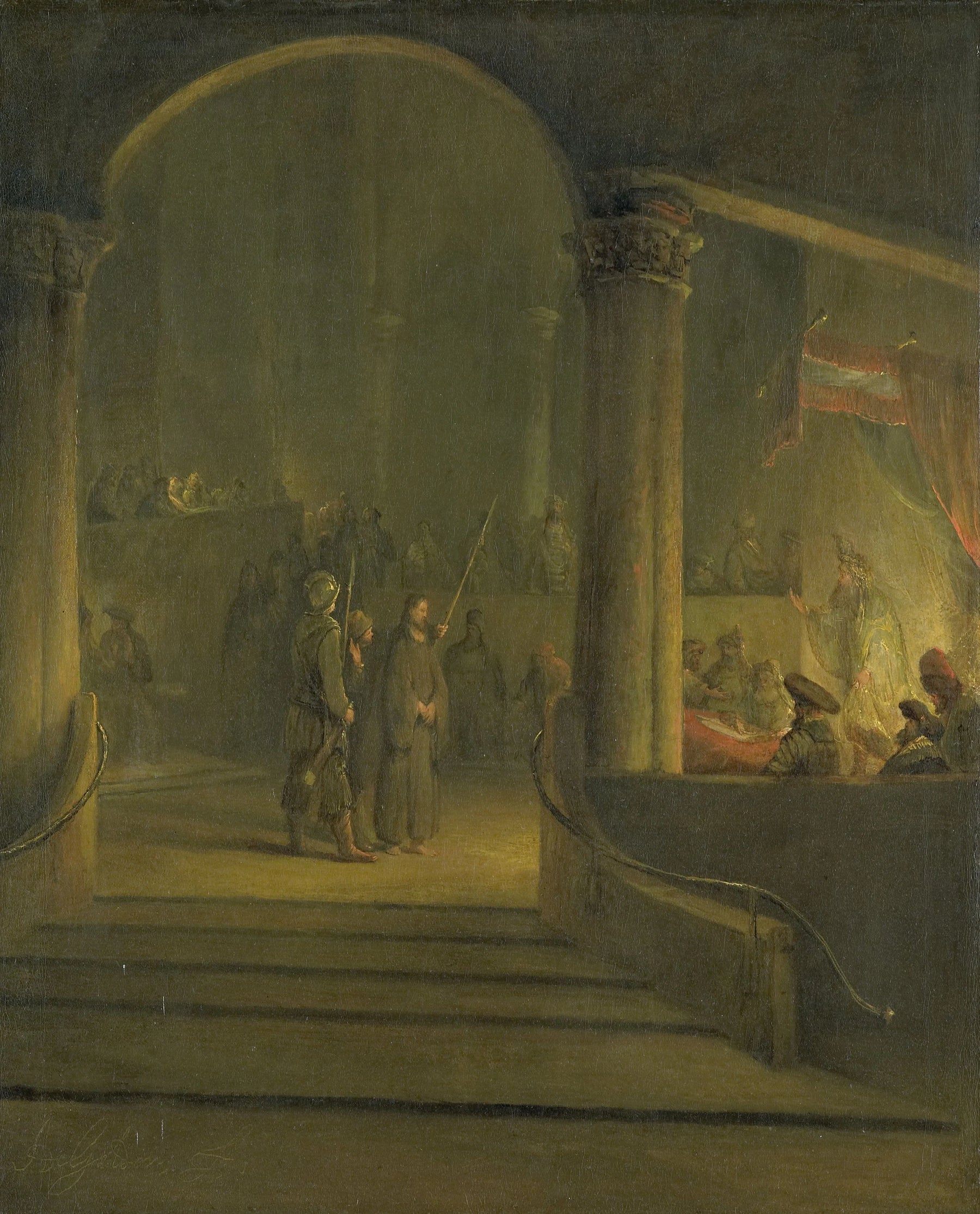 Le Christ devant Caïphe - Arent de Gelder