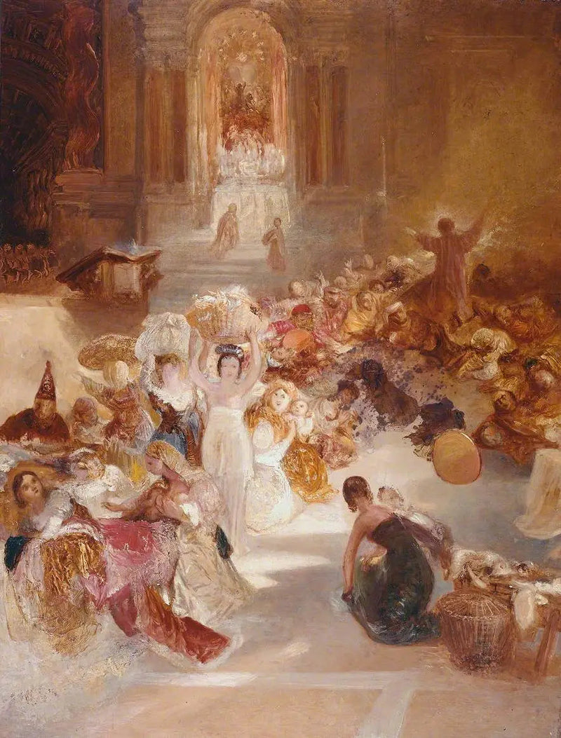 Cristo scaccia i mercanti dal Tempio - J. M. W. Turner