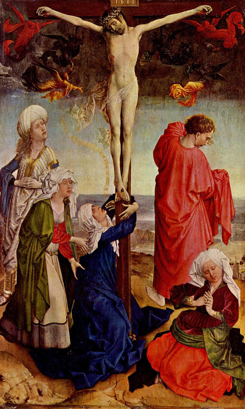 Cristo sulla croce - Robert Campin