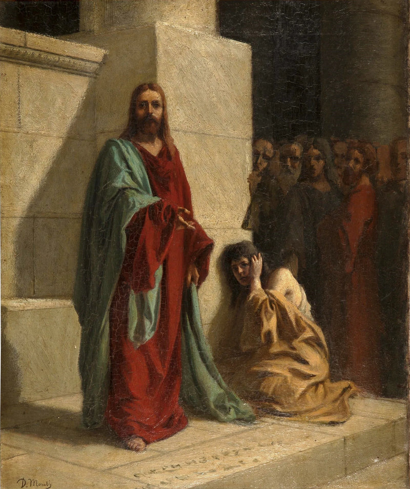 Christ et la femme adulte - Domenico Morelli