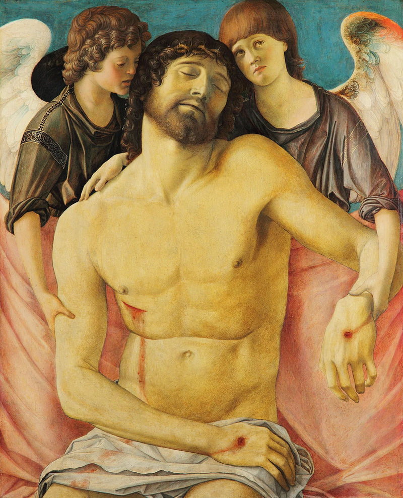 Cristo morto sorretto da due angeli - Giovanni Bellini
