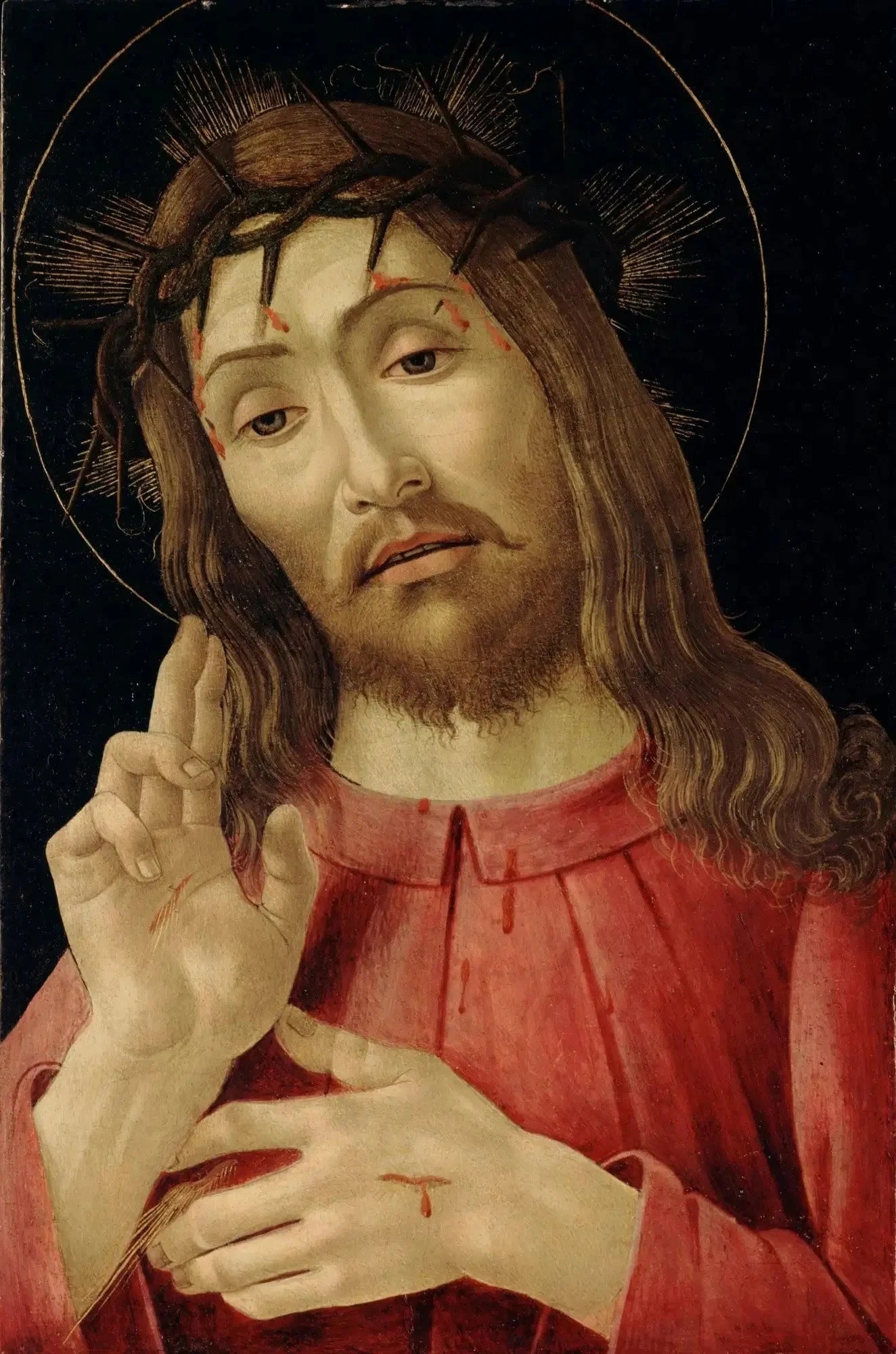 Le Christ ressuscité de Botticelli au Detroit Institute of Arts – reproduction peinture à l’huile sur toile