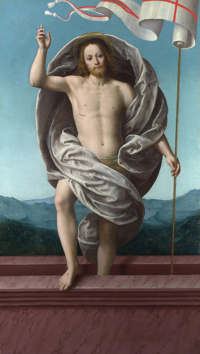 Cristo che esce trionfante dalla sua tomba - Gaudenzio Ferrari