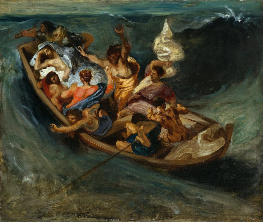 Cristo sul mare di Galilea - Eugène Delacroix