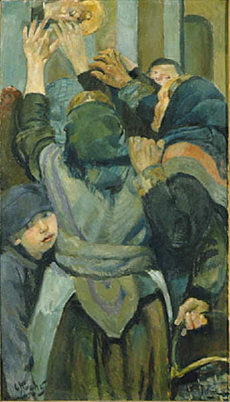 La Lutte pour l’existence, étude peinte - Christian Krohg