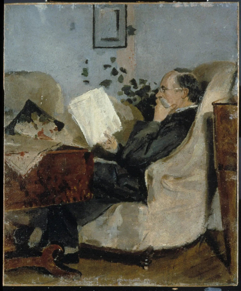 Christian Munch sul divano - Edvard Munch