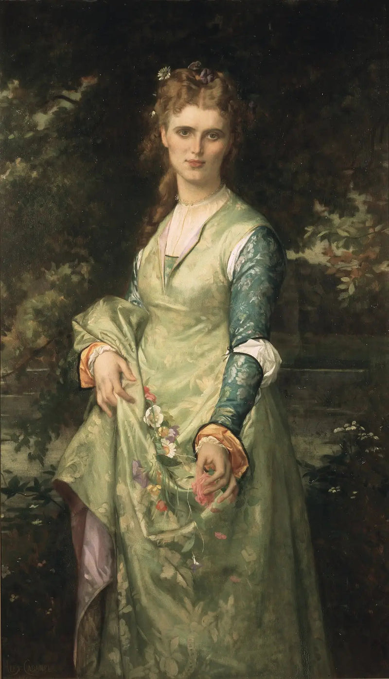 Christina Nilsson, 1843-1921, cantante d'opera, come Ofelia - Alexandre Cabanel