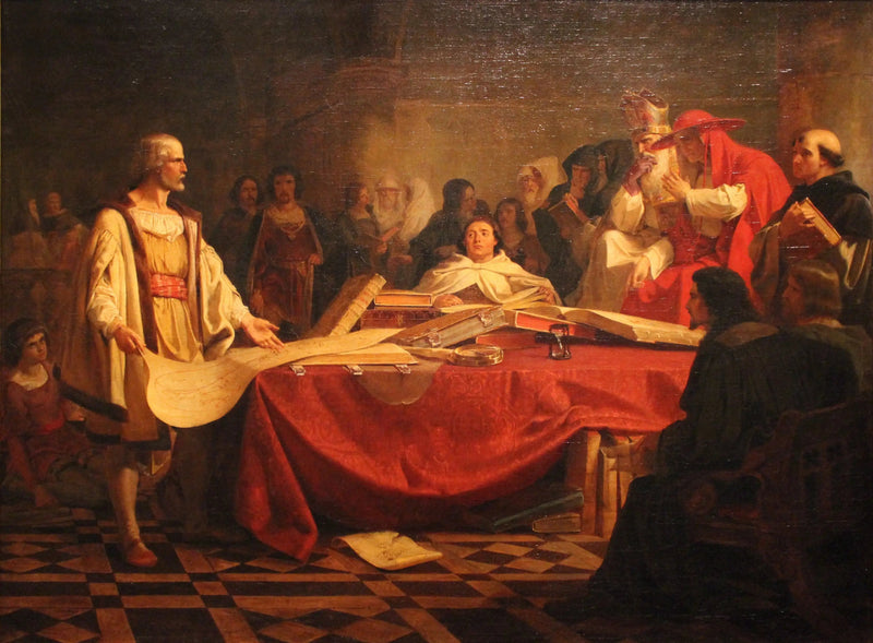 Cristoforo Colombo davanti al consiglio di Salamanca - Emanuel Leutze