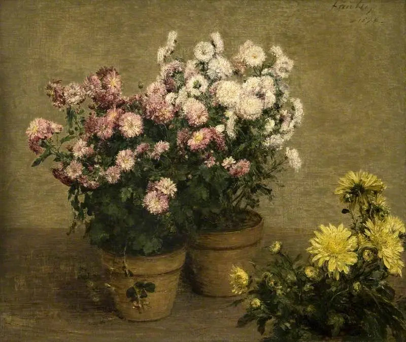 Crisantemi - Henri Fantin-Latour