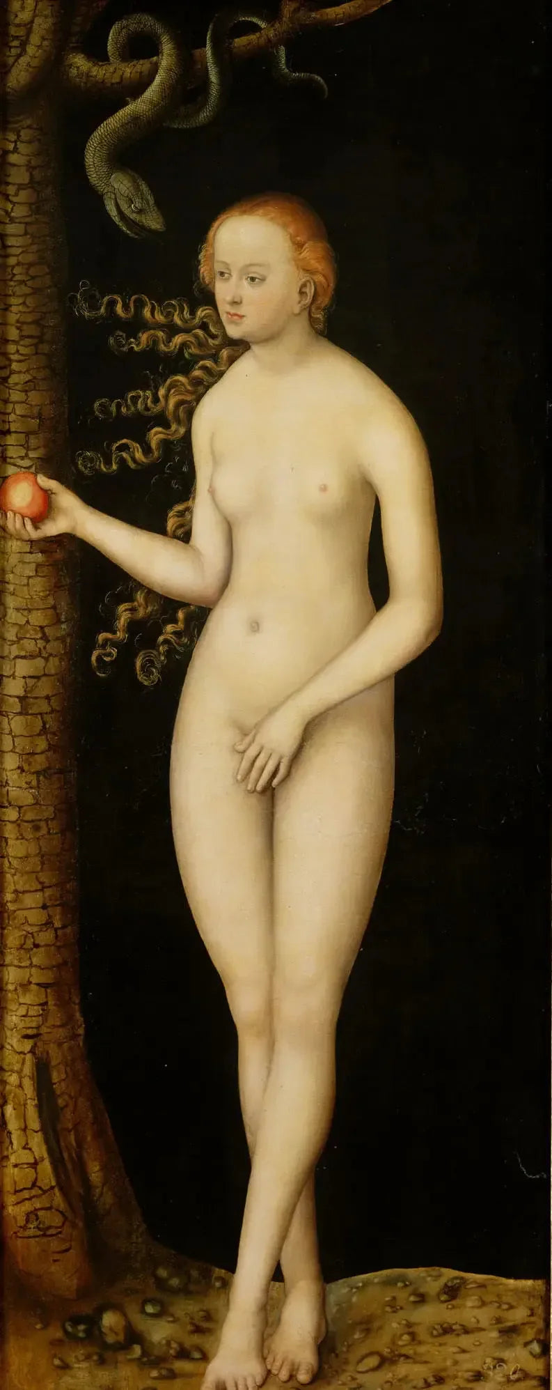Caduta dell'uomo : Eva - Lucas Cranach il Vecchio