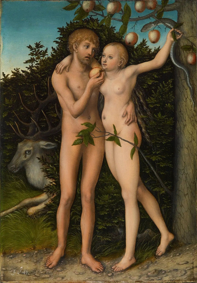 Caduta dell'uomo - Lucas Cranach il Vecchio