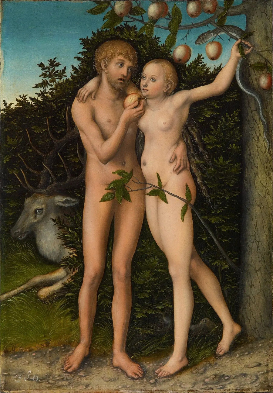 Caduta dell'uomo - Lucas Cranach il Vecchio