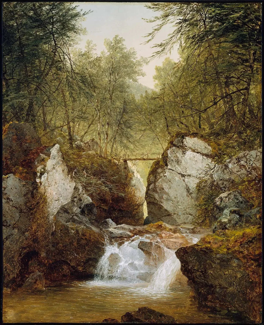 Cascate di Bash-Bish, Massachusetts - John Frederick Kensett