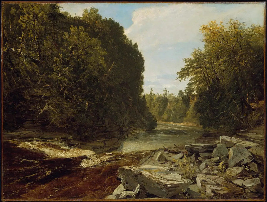 Cascate di Trenton, New York - John Frederick Kensett