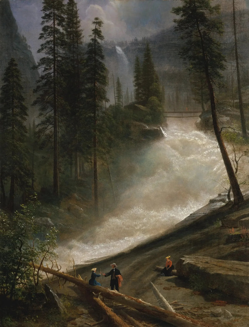 Cascate del Nevada, Yosemite - Albert Bierstadt