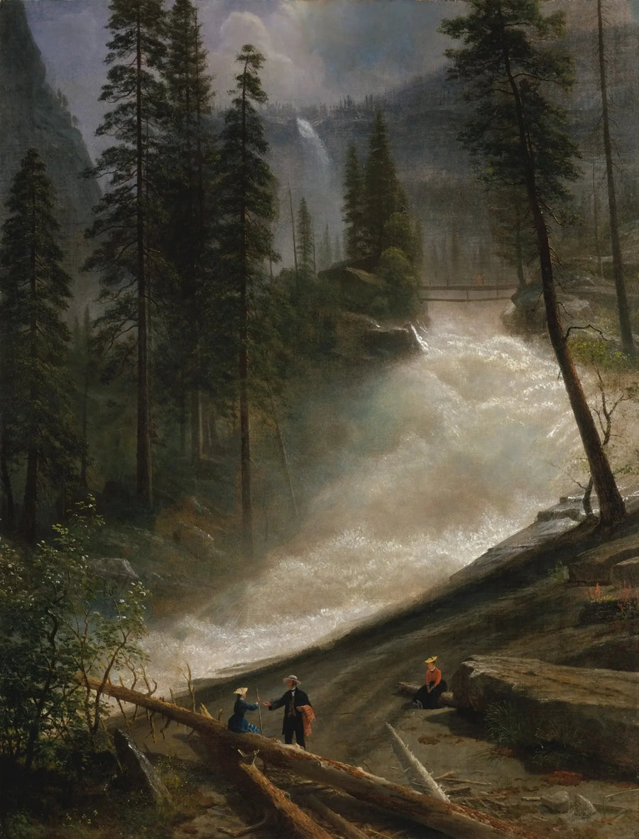 Cascate del Nevada, Yosemite - Albert Bierstadt