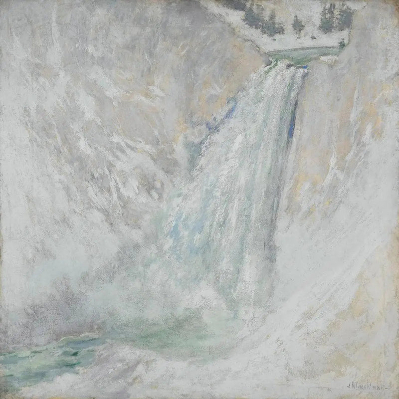 Cascate inferiori dello Yellowstone - John Henry Twachtman
