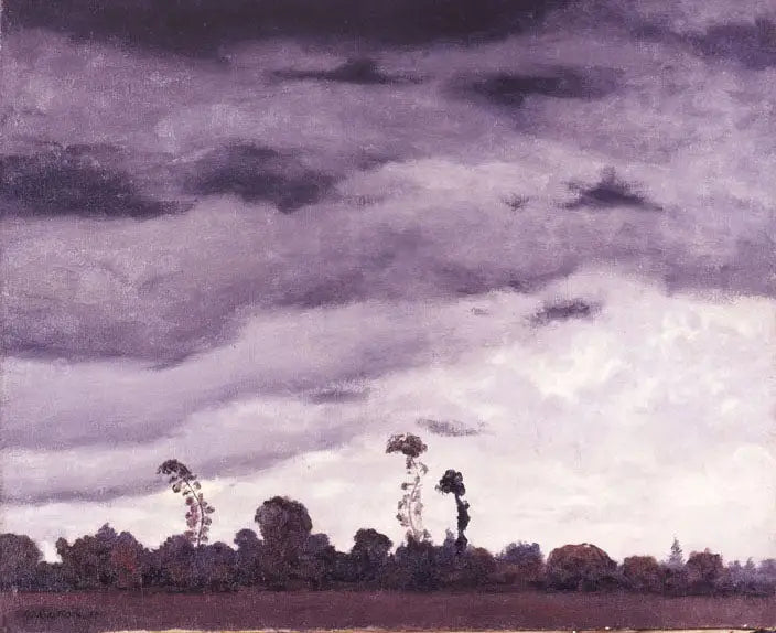 Cielo grigio, cielo nero - Félix Vallotton