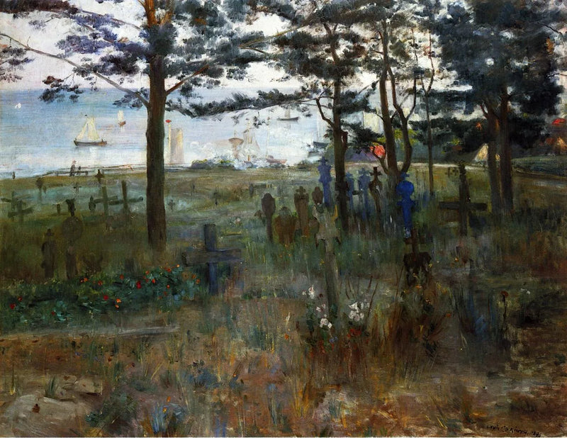 Cimitero dei pescatori a Nida, sulla penisola di Neringa - Lovis Corinth