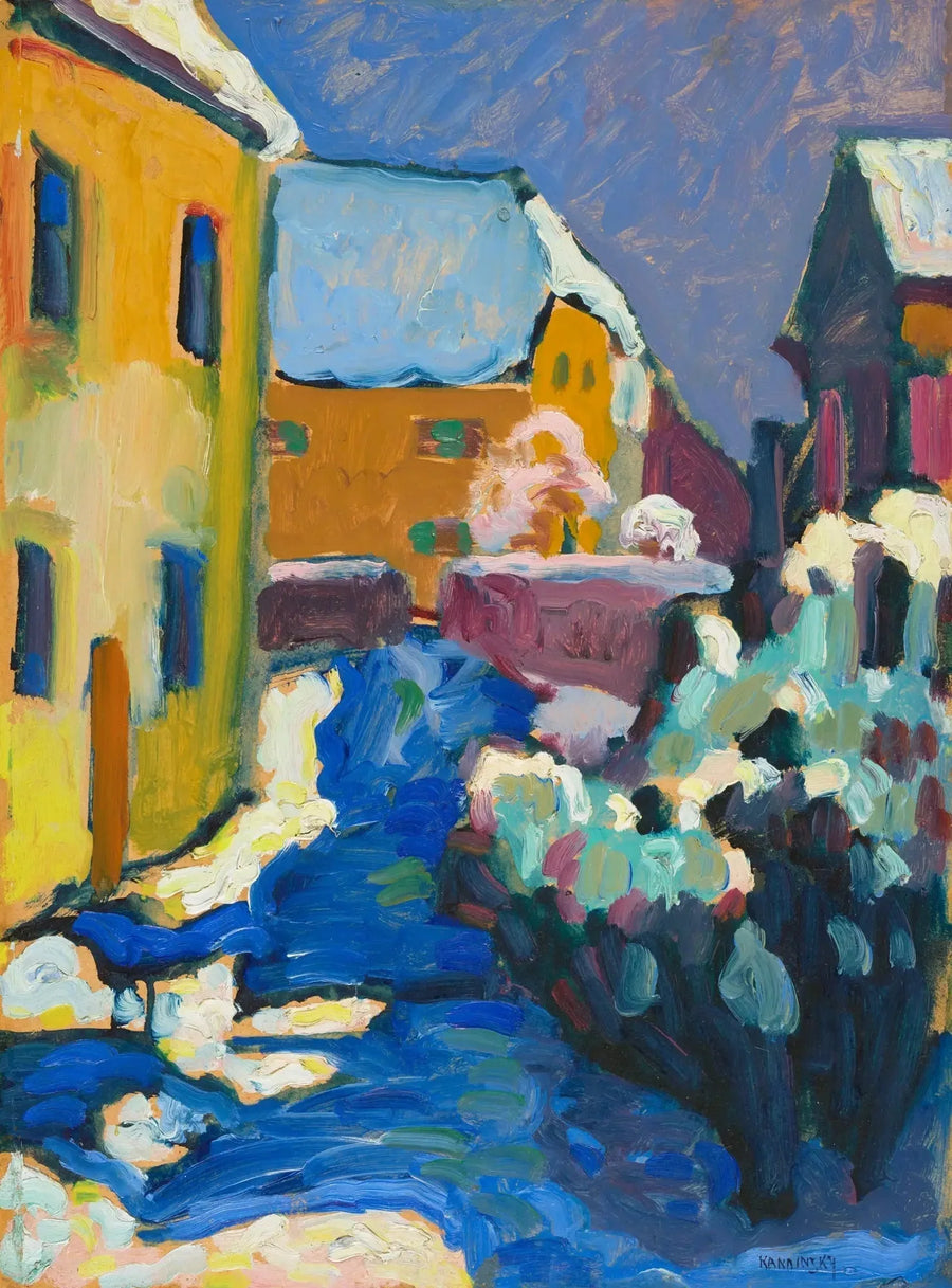 Cimitero e presbiterio di Kochel - Vassily Kandinsky