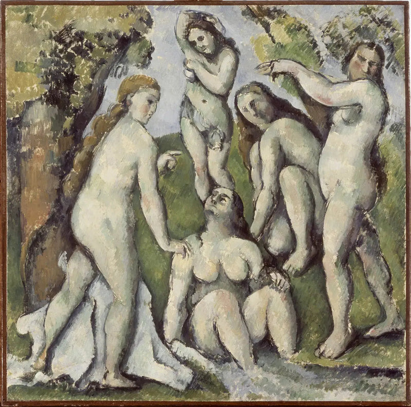 Cinque bagnanti - Paul Cézanne