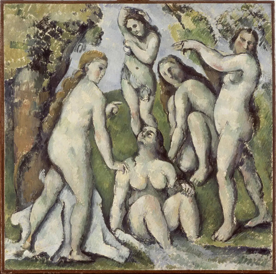 Cinque bagnanti - Paul Cézanne