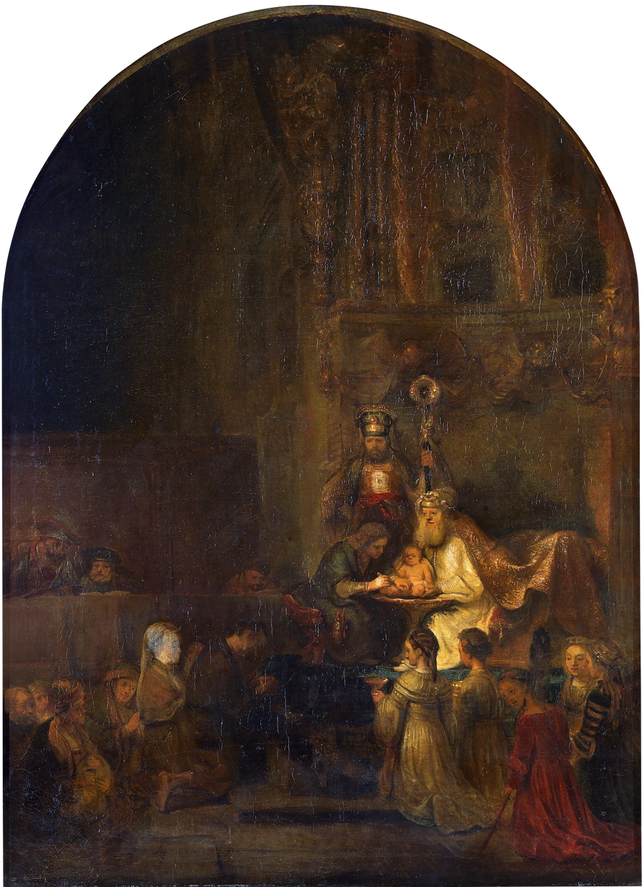 Circoncisione, copia di una parte della serie Passione per Frederik Hendrik - Rembrandt