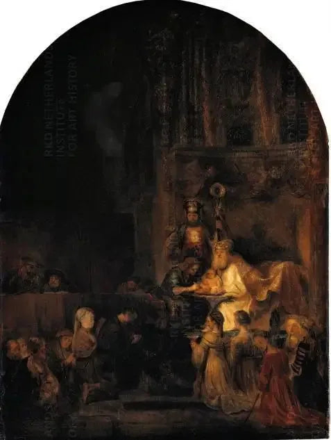 Circoncisione, copia di una parte della serie Passione per Frederik Hendrik - Rembrandt