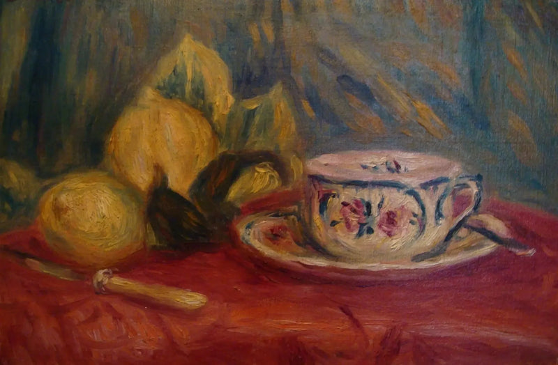 Limoni e Tazza di Tè, Cagnes - Pierre-Auguste Renoir