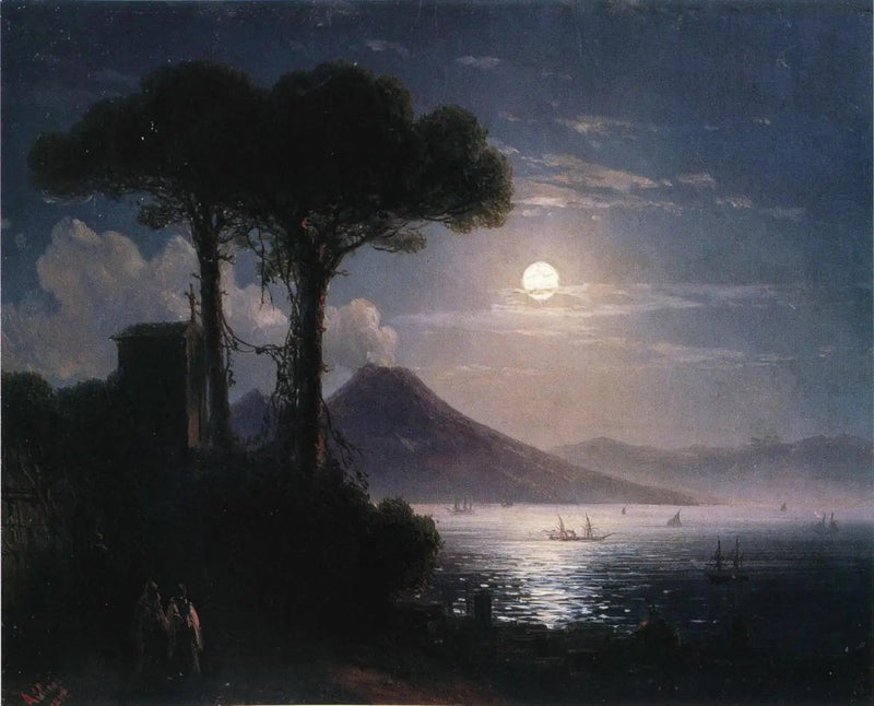 Chiaro di luna a Napoli - Ivan Aïvazovski