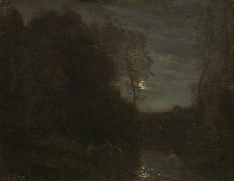 Chiaro di luna - Jean-Baptiste Camille Corot
